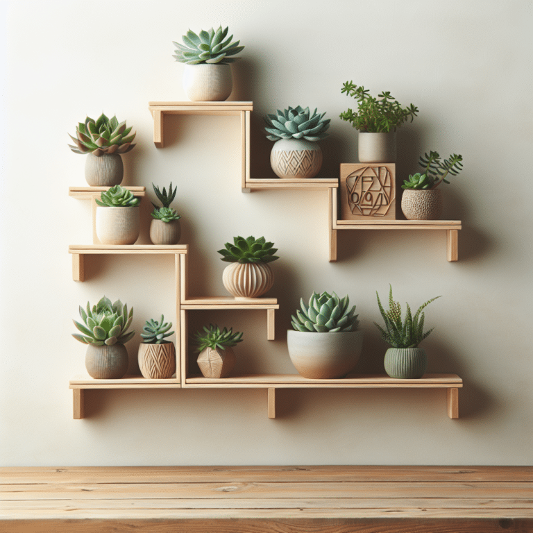 DIY Succulent Shelf Display: Stylish and Functional