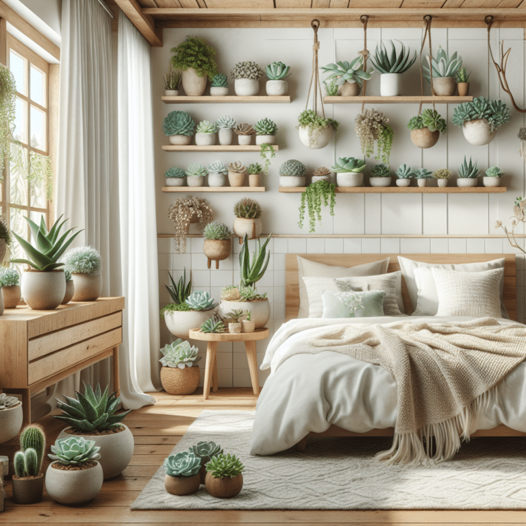 Succulent Decor for Bedroom