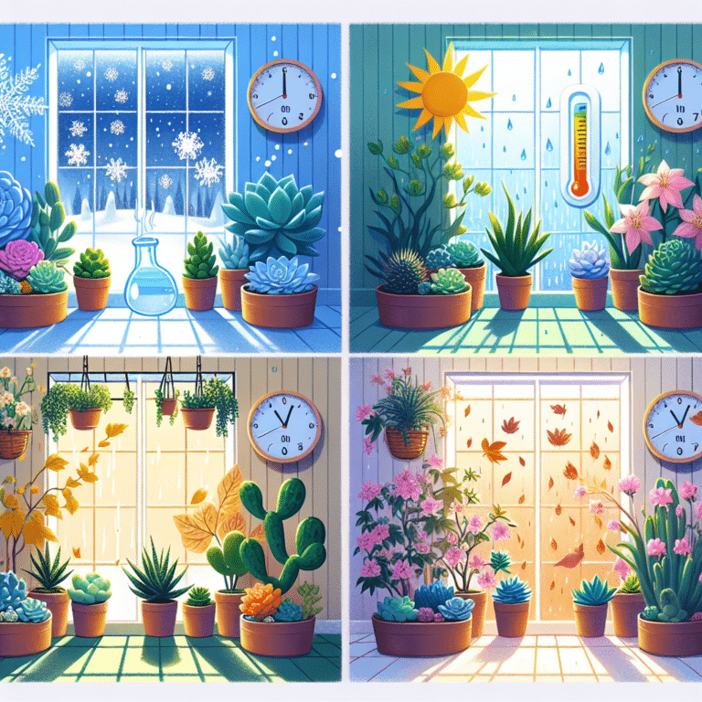 Your Indoor Succulent Temperature Guide: Seasonal Tips