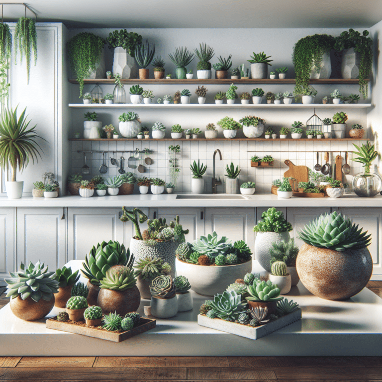 Bring Life into Your Kitchen with Succulent Arrangements