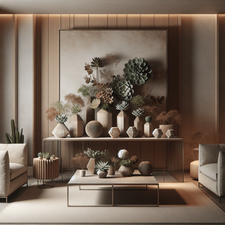 Minimalist Decor: The Art of Decorating with Succulents
