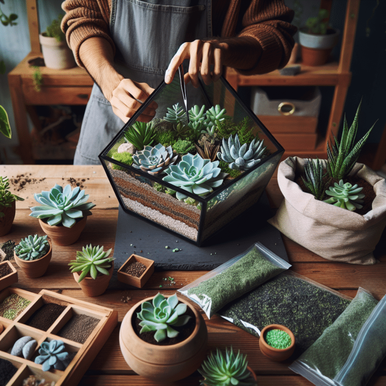 Making Succulent Terrariums at Home