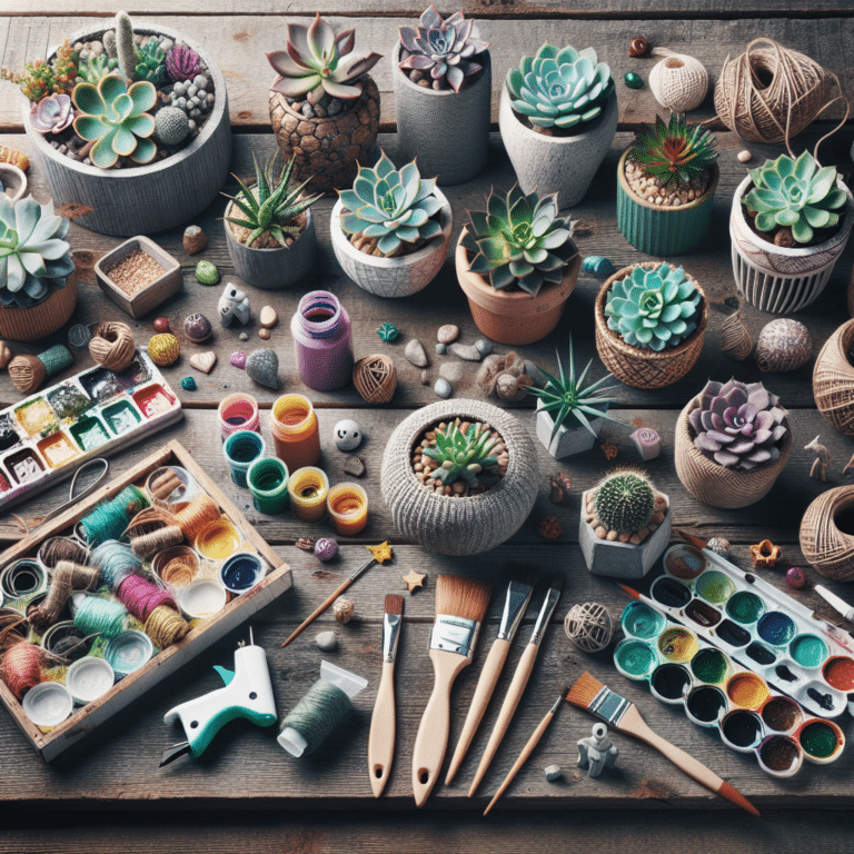 Decorating Tips for Your DIY Succulent Planters