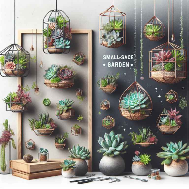 DIY Ideas for Small Space Succulent Gardens