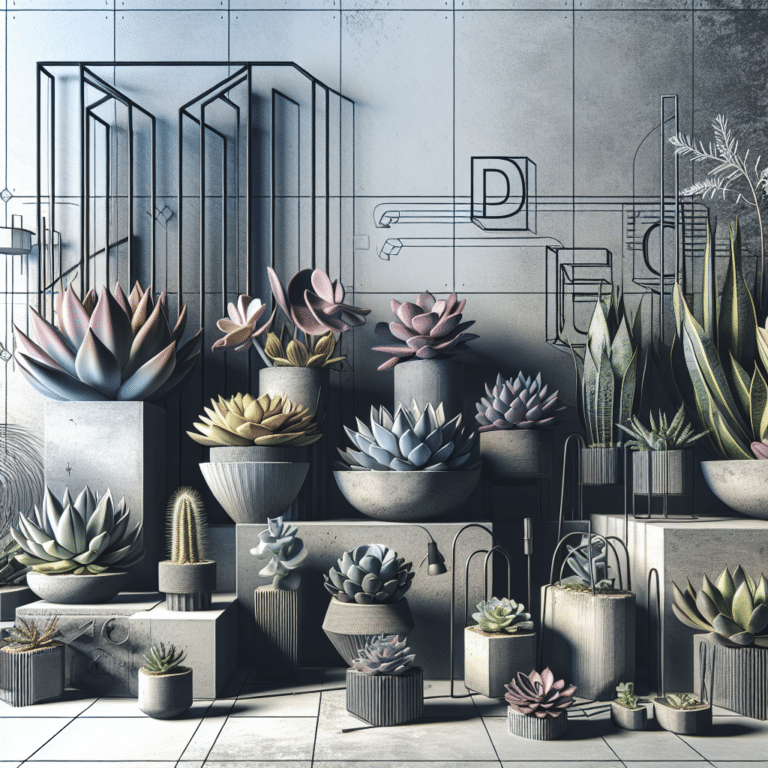 Edgy Yet Soft: Modern Succulent Display Ideas