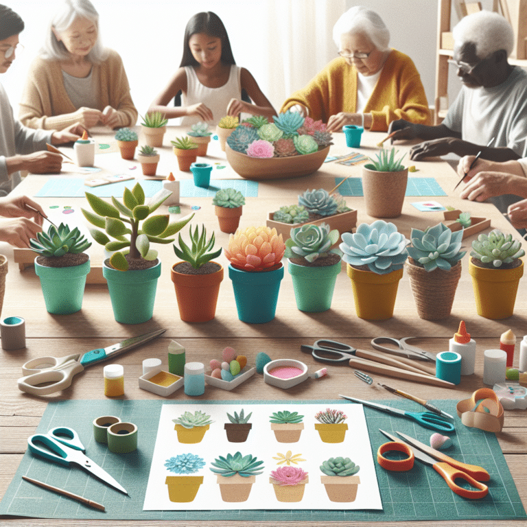 Easy Succulent Craft Projects for All Ages