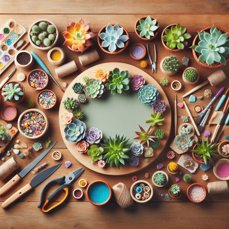 Fun with Succulents: Easy Craft Projects