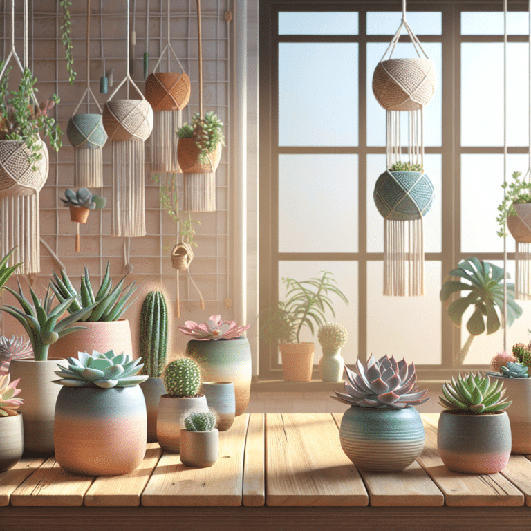 Indoor Plant Decor for Beginners Using Succulents