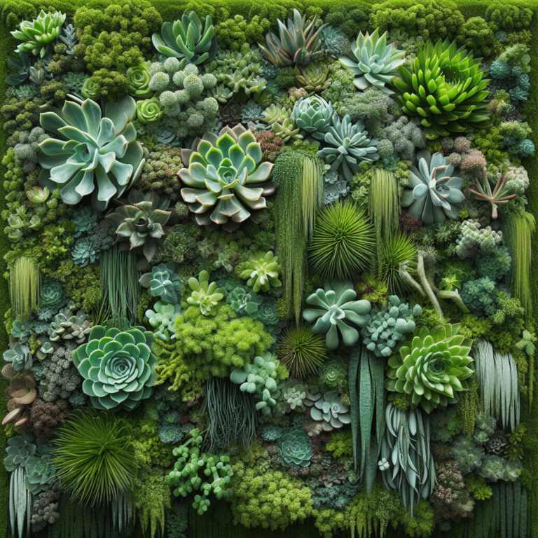 A Living Wall: Succulent Wall Decoration Inspiration