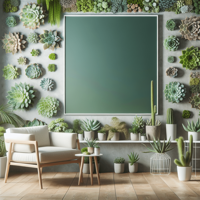 Quirky Interiors: DIY Succulent Wall Art