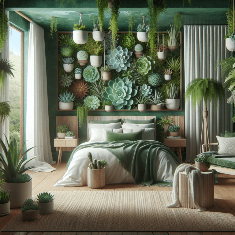 Turn Your Bedroom into a Green Haven with Succulent Decor