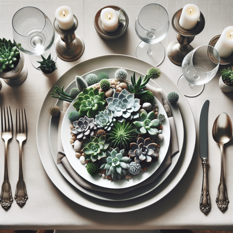Add Charm to Your Dinner Table: Succulent Centerpiece DIY
