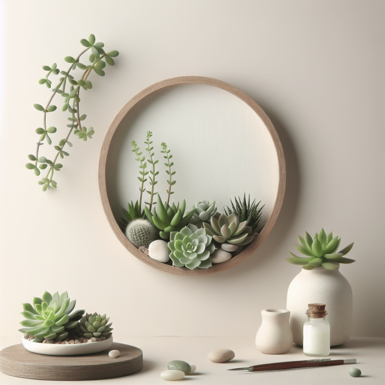 Simplicity at Its Best: Minimalist Succulent DIY Decor