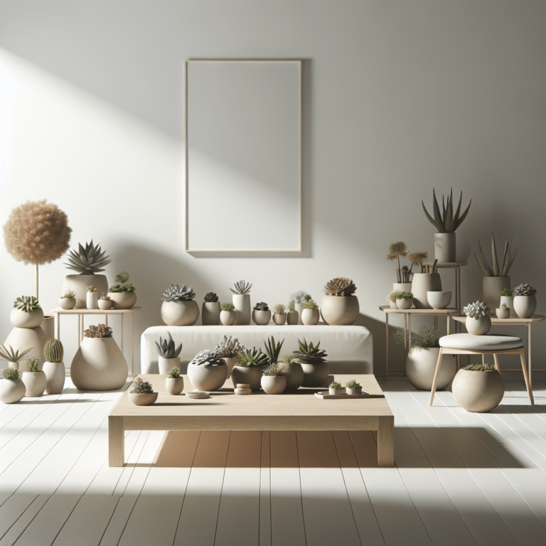 Minimalist Decor: The Art of Decorating with Succulents