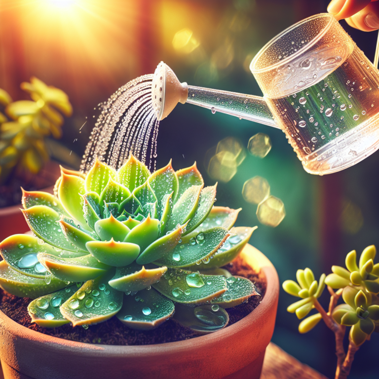 Advanced Watering Techniques for Healthier Homegrown Succulents