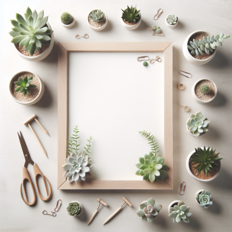 Simplicity at Its Best: Minimalist Succulent DIY Decor